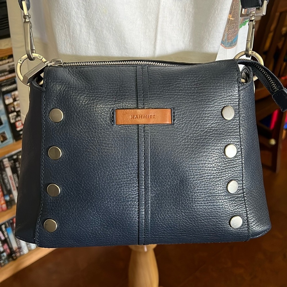 Hammitt Med. Bryant crossbody in Indigo blue.